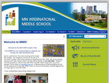 Tablet Screenshot of mninternationalmiddleschool.org